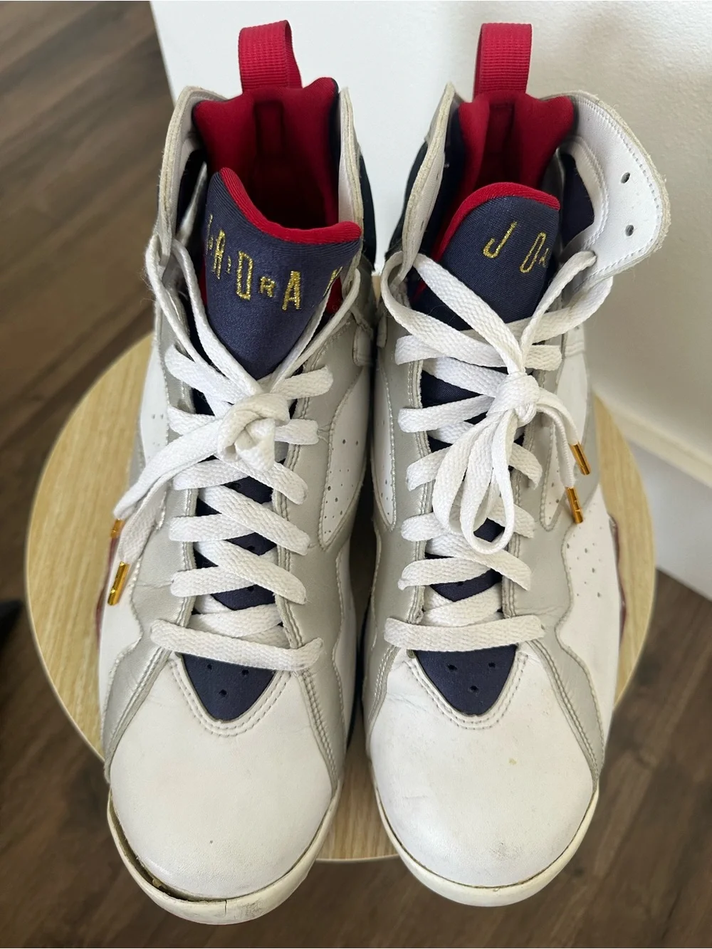 Jordan men’s Air Jordan 7 Retro Olympic